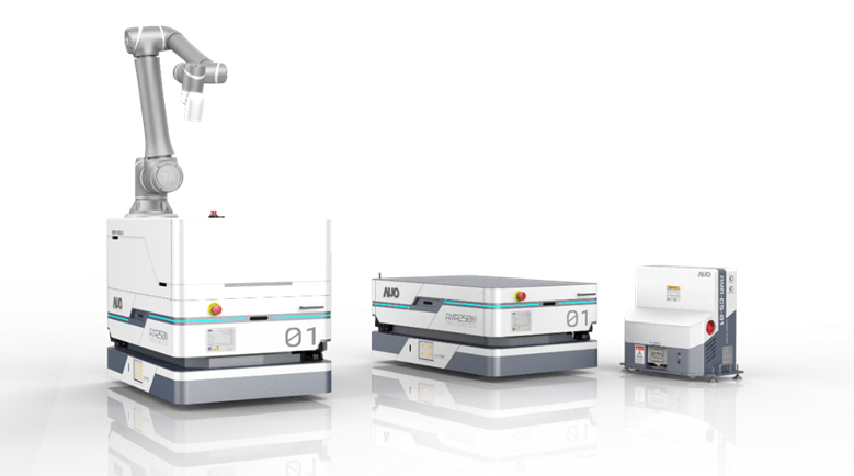 DB旗舰數位開發的自主式移動機器人（AMR250M），搭配全向輪並結合AI演算法、2D LiDAR、3D攝影機等技術，協助客戶實現產線全自動化